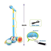 Multi Functional Microphone - Blue (MP3/Mobile Cable)